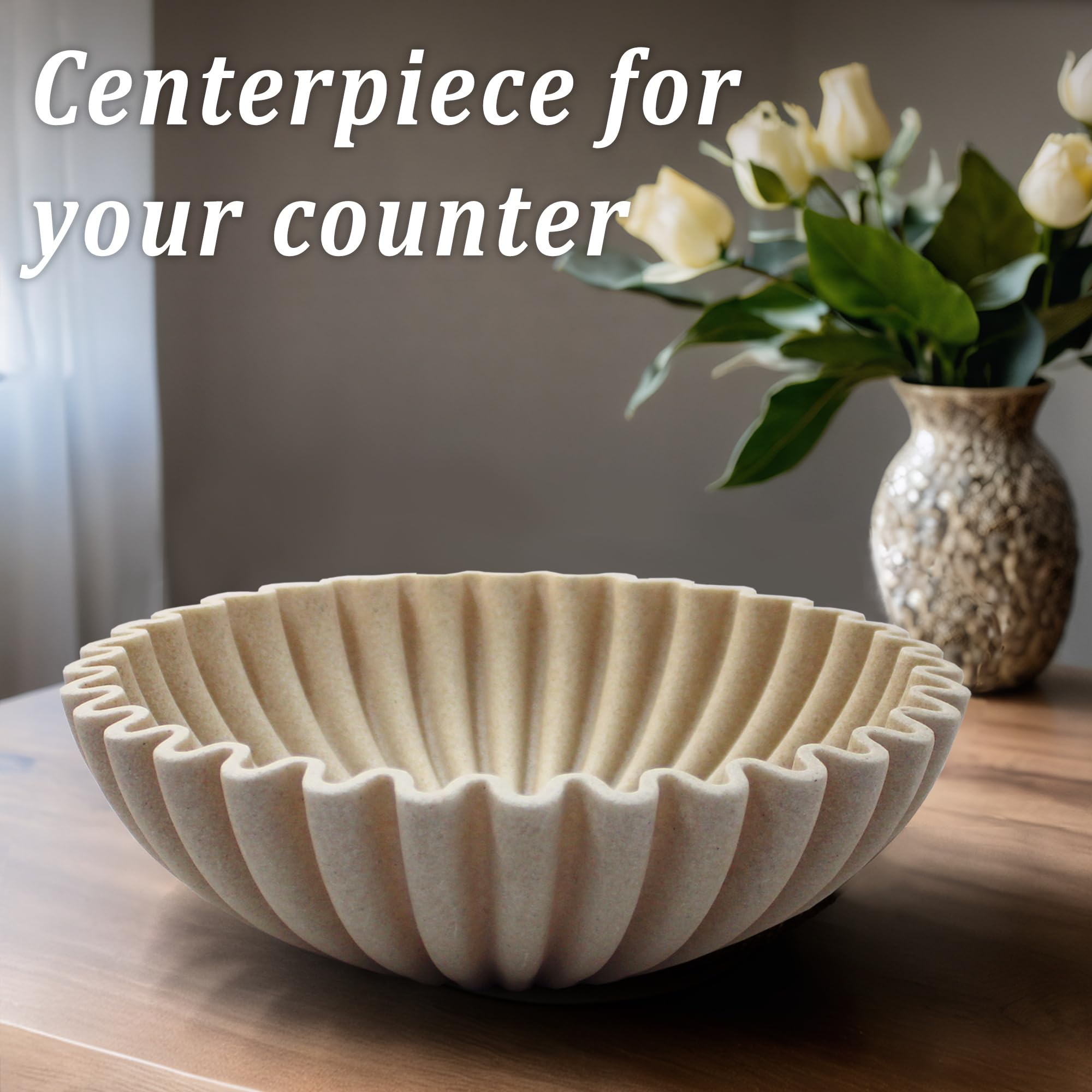 LIN CHUAN fruit-bowl-counter showcasing fresh produce on a kitchen counter.