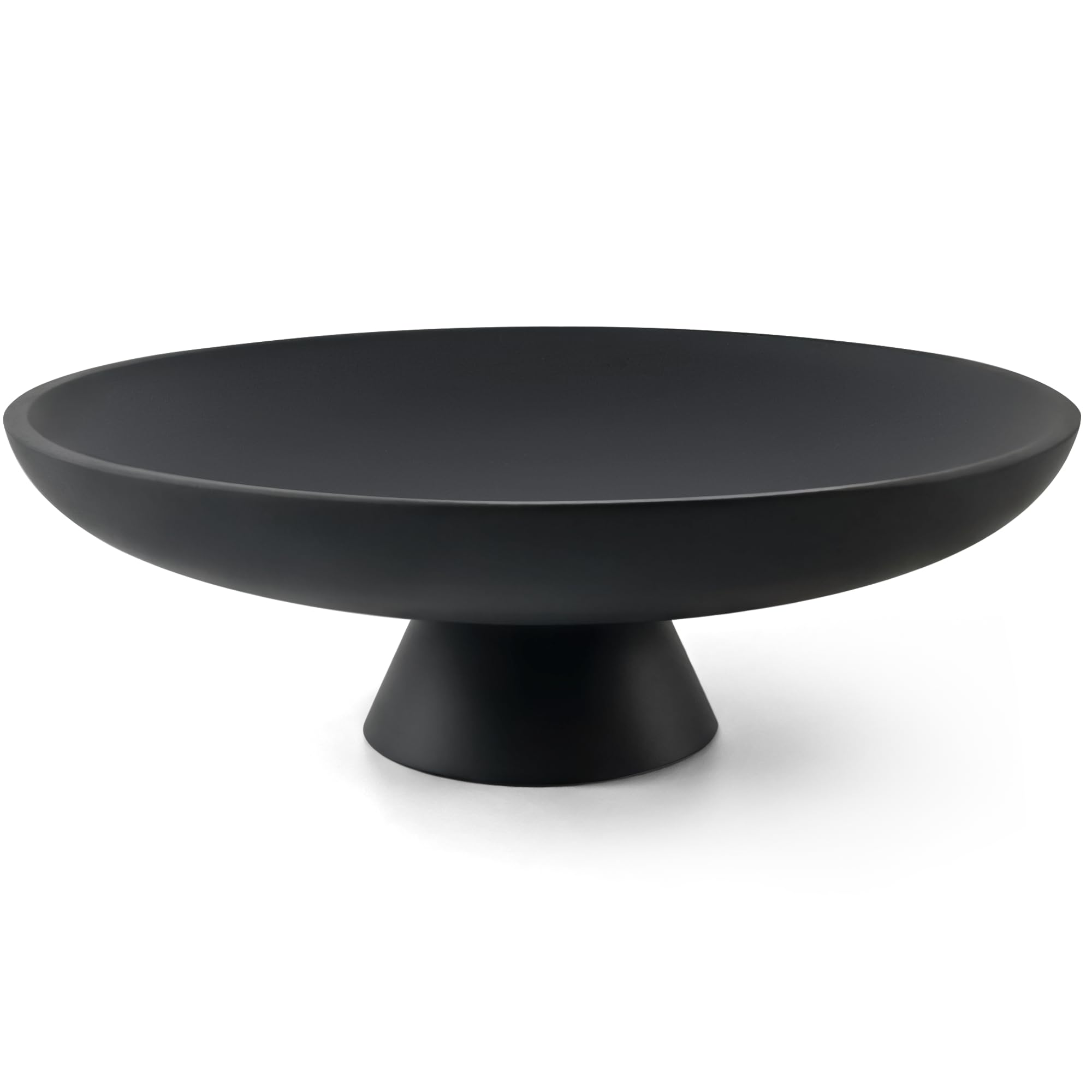 LIN CHUAN large decorative bowl on a pedestal adds modern flair to kitchen counters.