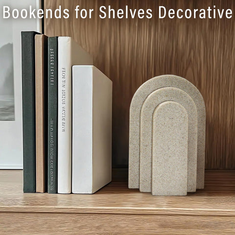 LIN CHUAN sturdy bookends for large collections improve access