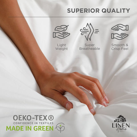 Linen Home reassurance with a 30 day return policy