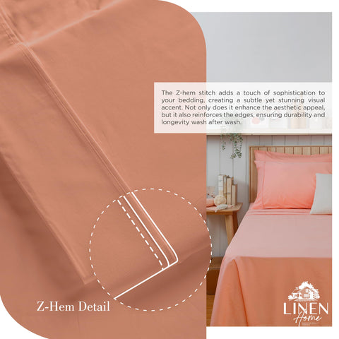 Linen Home deep-pocket fitted-sheet-60x80-15 ensures secure mattress fit.