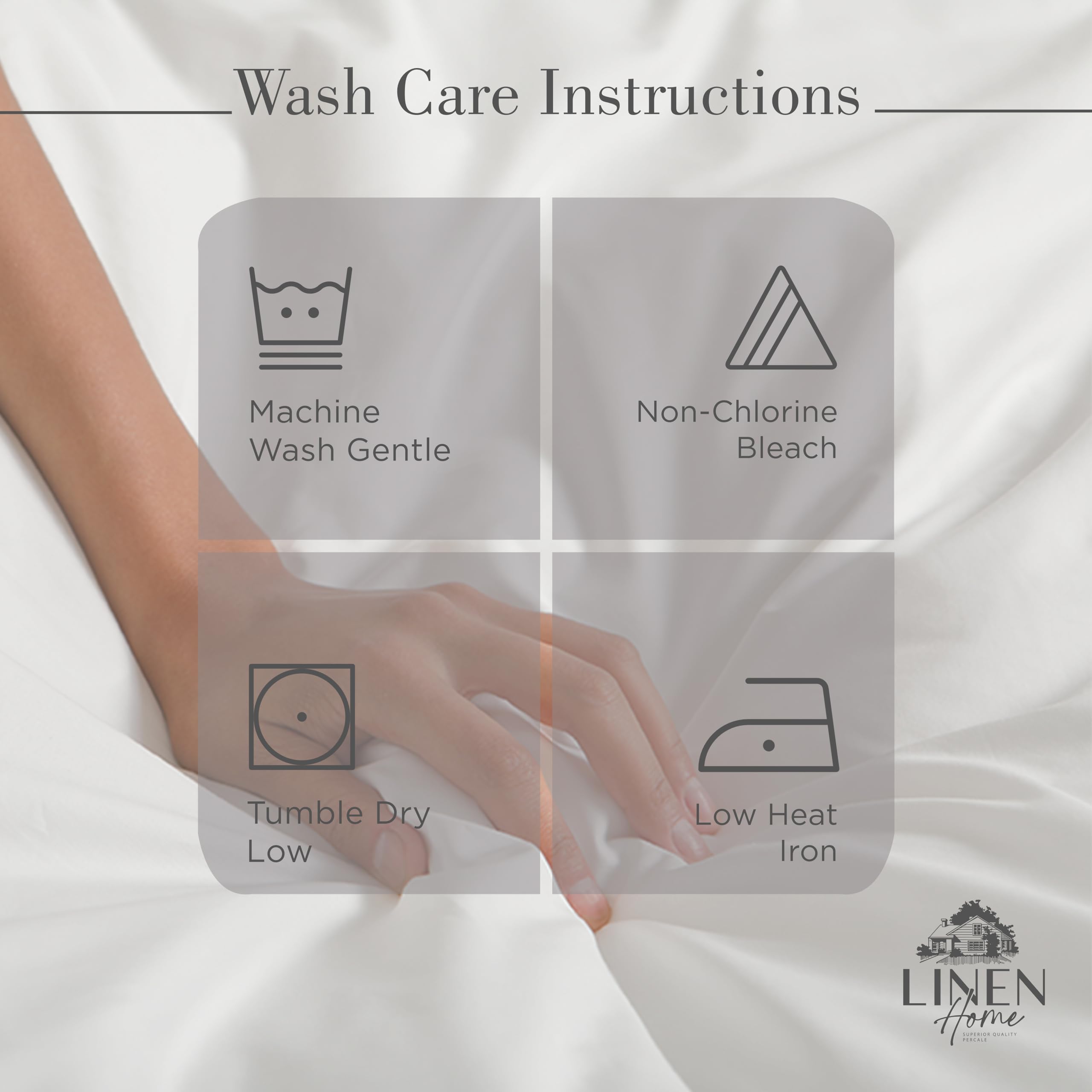 Linen Home deep-pocket elastic king sheet ready for tall mattresses