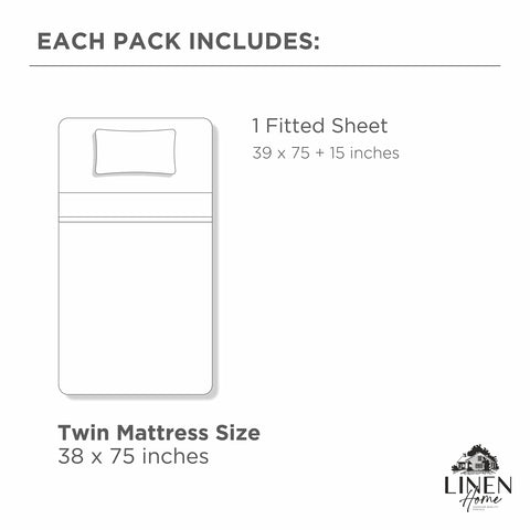 Linen Home long-staple combed cotton yarns indicate durability and softness.