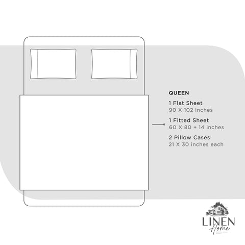 Linen Home Made in Green label indicating eco-conscious fabric standards
