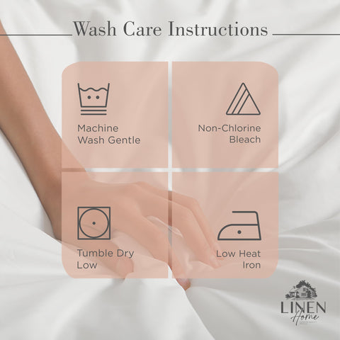 Linen Home percale-200tc closeup reveals tight, breathable fabric.
