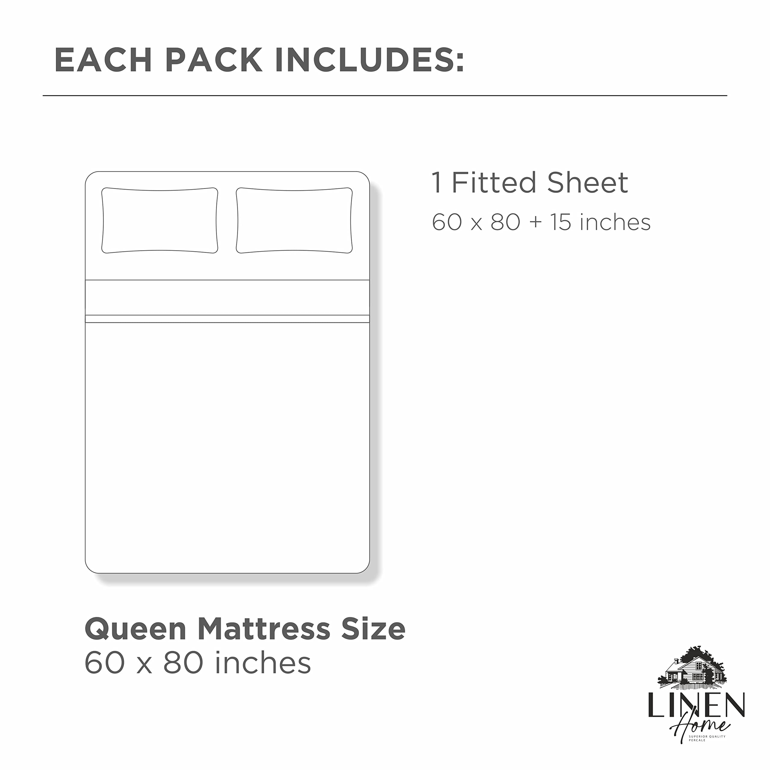 Linen Home charcoal color option pairs well with any duvet or quilt.