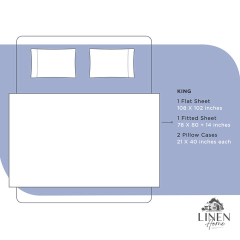 Linen Home care-friendly set, machine washable for easy upkeep