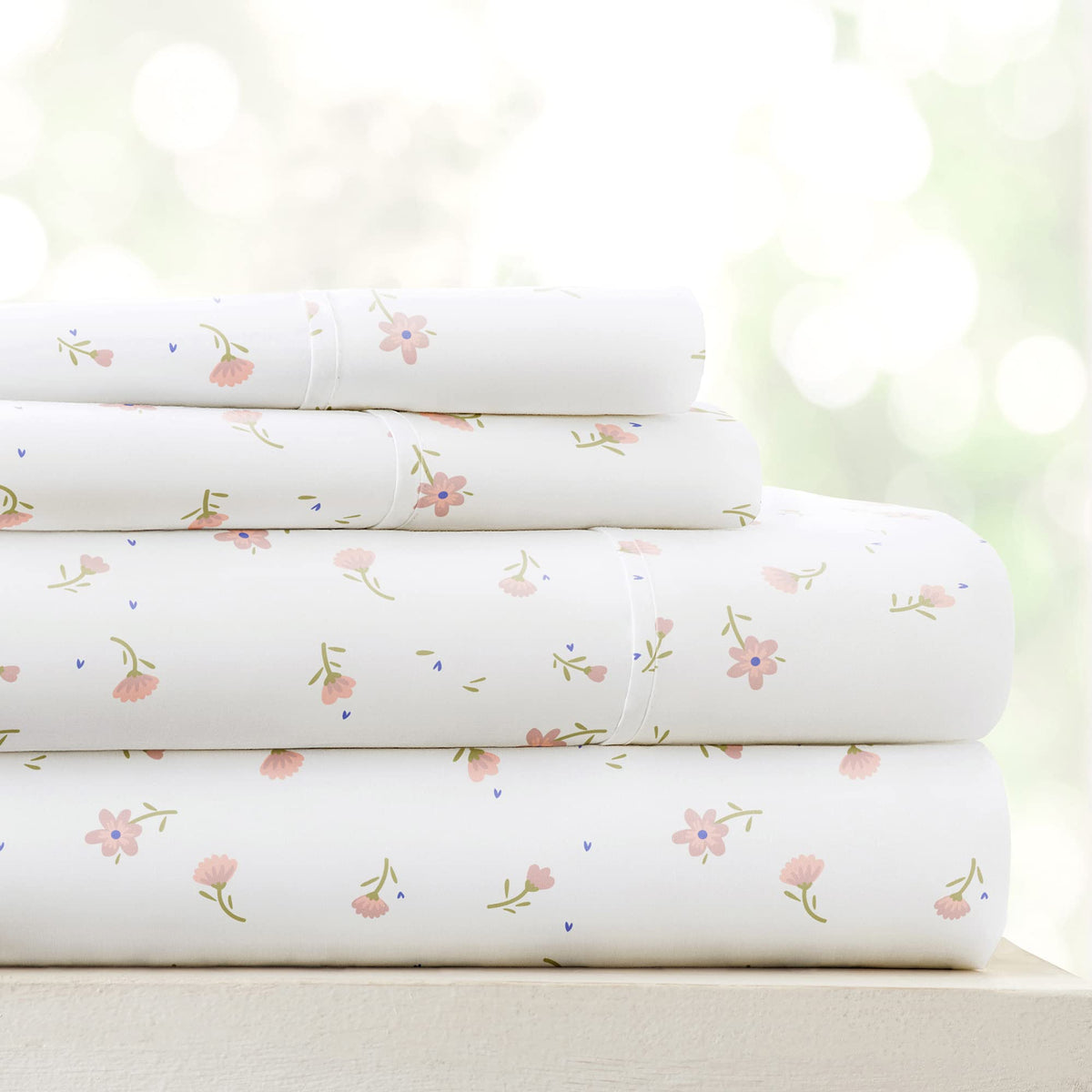 Linen Market 4-Piece Queen Sheet Set packaging, premium bedding for gifting.