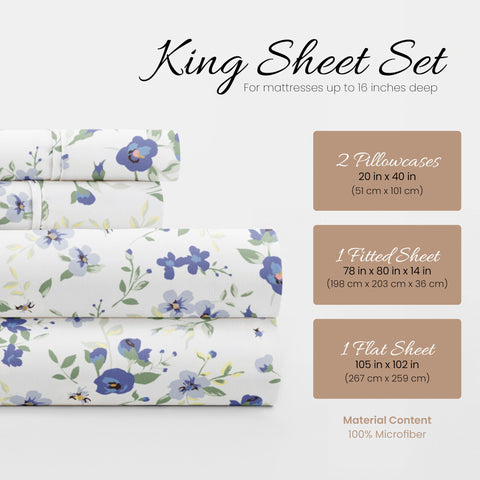 Linen Market deep-pocket 16-inch fit on a king bed for thick mattresses
