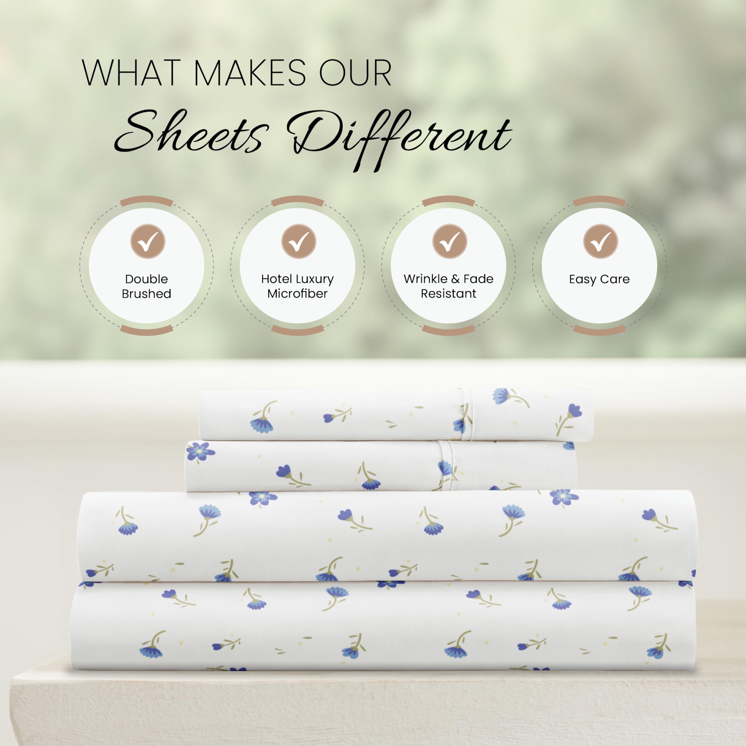 Linen Market double-brushed fabric delivers lasting softness and comfortable nightly rest