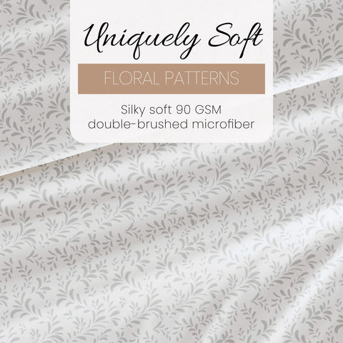 Linen Market microfiber softness shown in cozy sleep scene