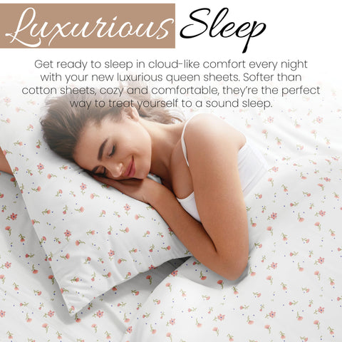 Linen Market flat sheet and pillowcase setup demonstrates breathable, cozy sleep-ready styling.