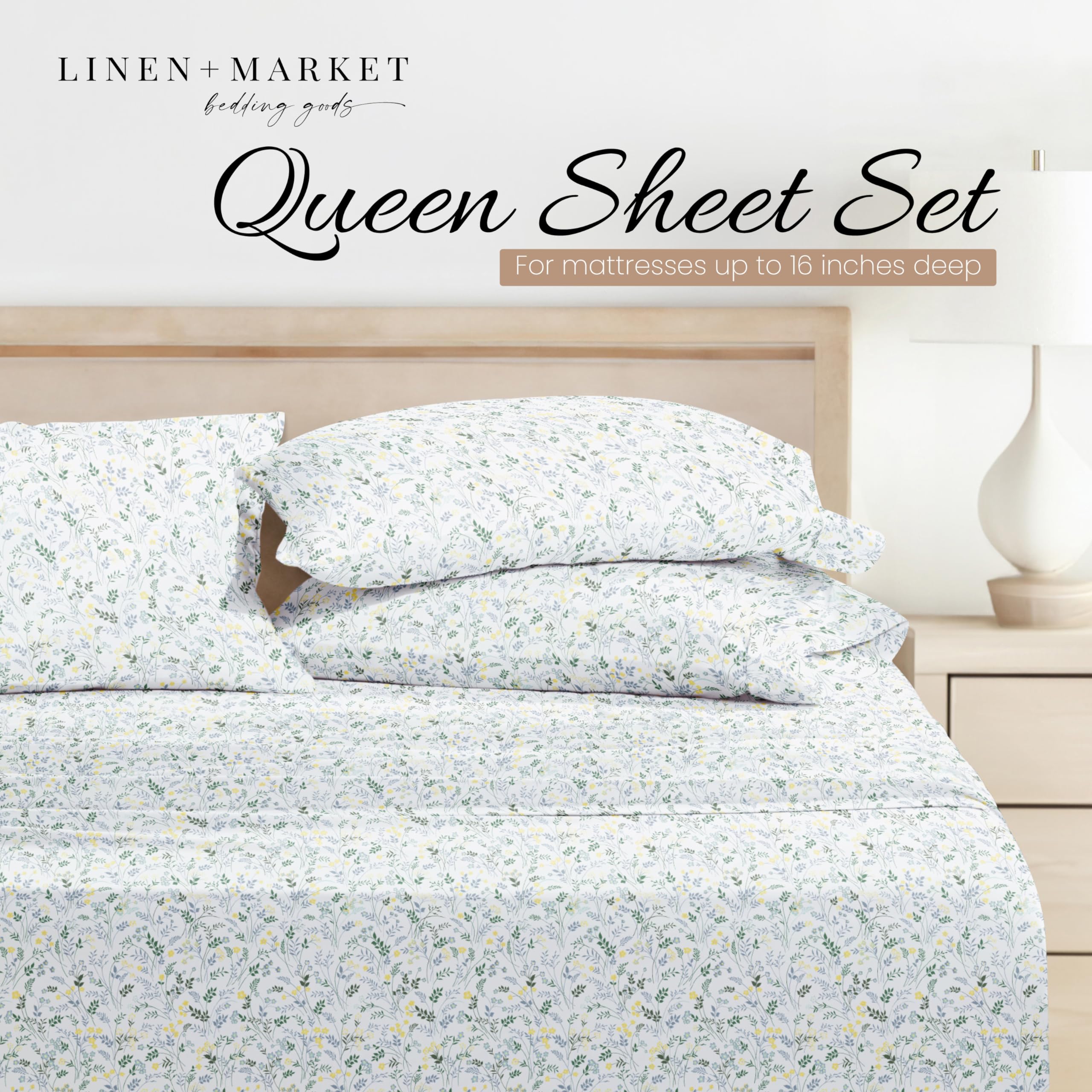 Linen Market ultra-soft microfiber closeup shows smooth, crease-free surface.