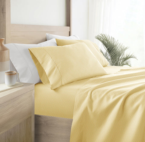 Linen Market ultra-soft microfiber queen sheets showcased for smooth sleep