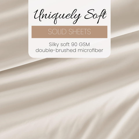 Linen Market wrinkle-free finish close-up suggesting smooth, low-maintenance bedding
