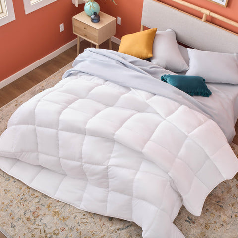 Linenspa allergen-friendly down alternative suits sensitive sleepers.