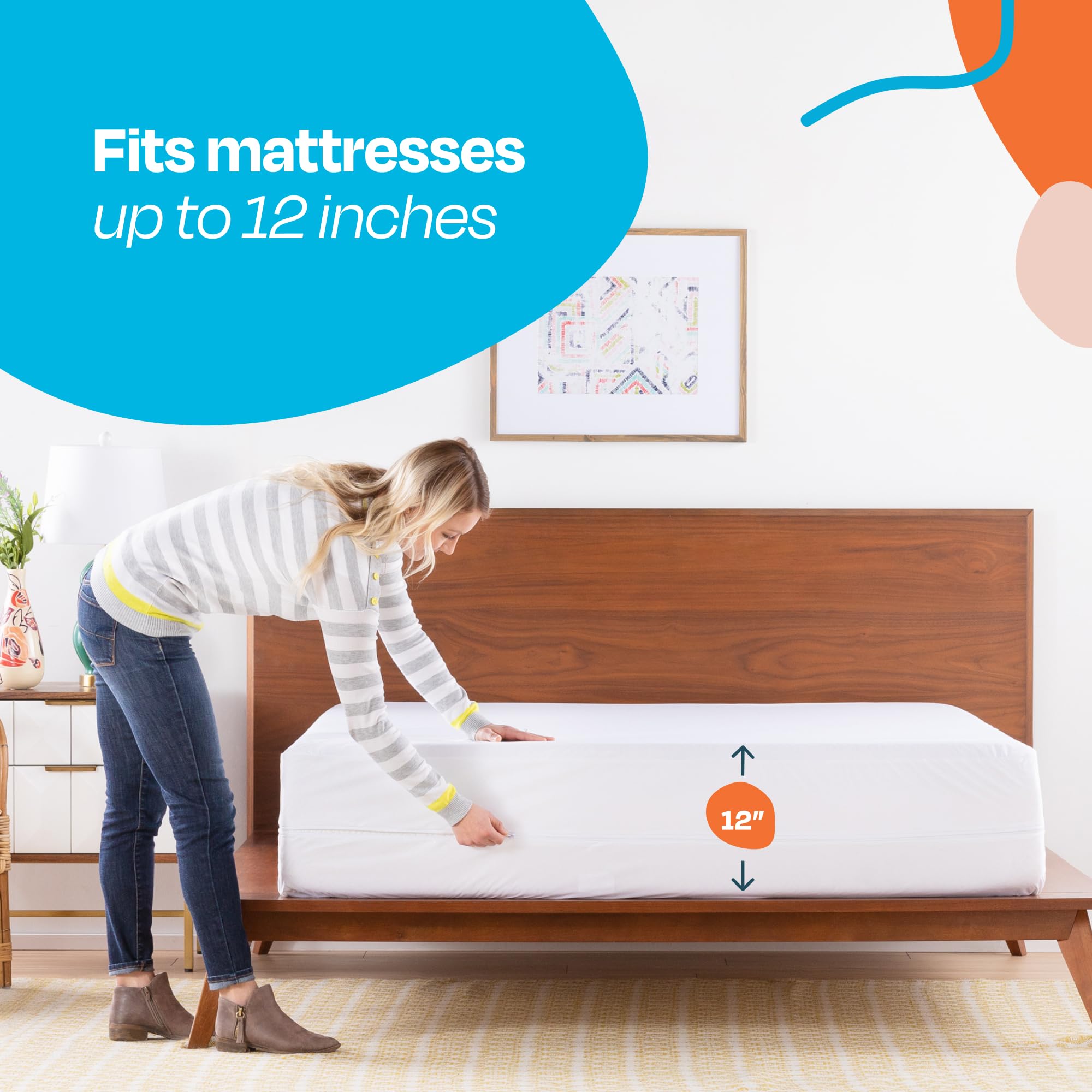 Linenspa breathable ultra-thin fabric keeps sleeping cool and comfortable.