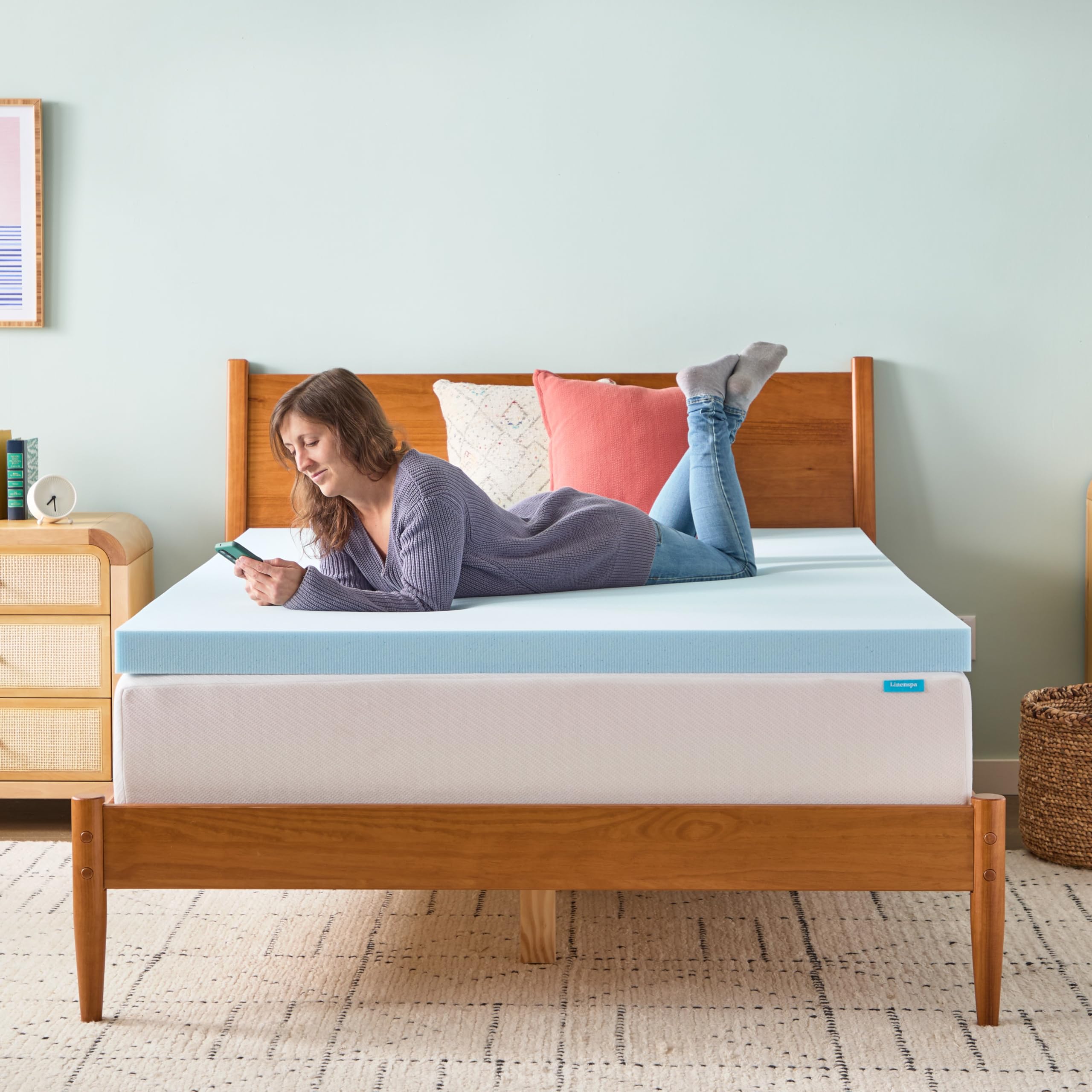 Linenspa topper can help extend your mattress life by reducing wear.