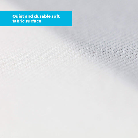 Linenspa queen box spring cover highlighting full-depth fit and zipper