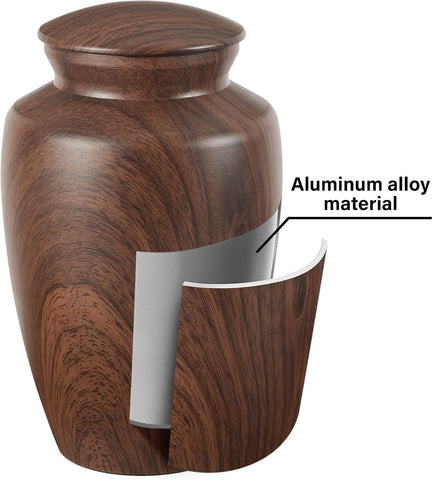 LINES ARTE large-capacity urn holds ashes up to 200 lbs.