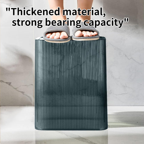 Lingerlanden blue 10L trash bin adds style to bathroom or office.