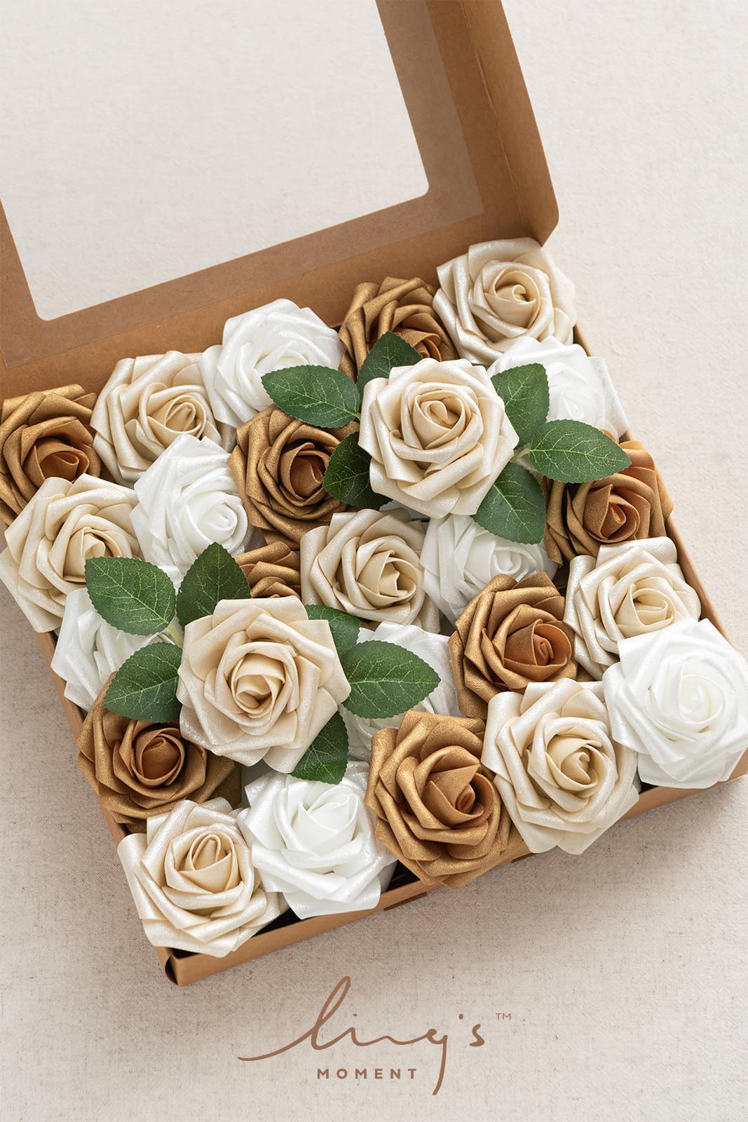 Ling's moment artificial florals maintain color fastness in gardens.