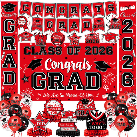 LINHAXM 2026 graduation banner—photo-worthy focal point for memorable party entrances.
