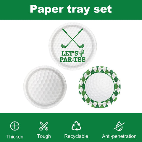 LINHAXM golf party banner as a focal point