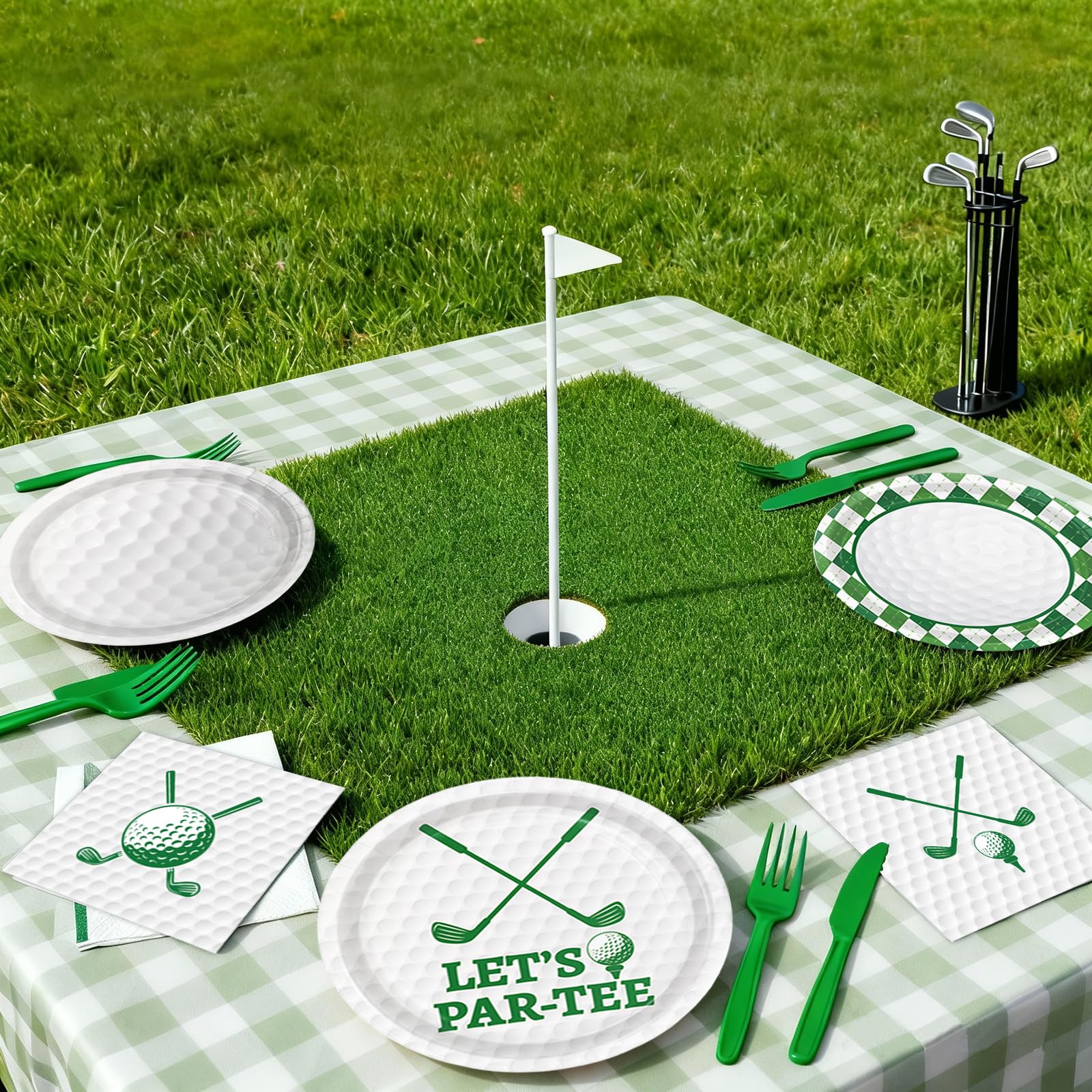 LINHAXM golf party napkins for mess-free dining