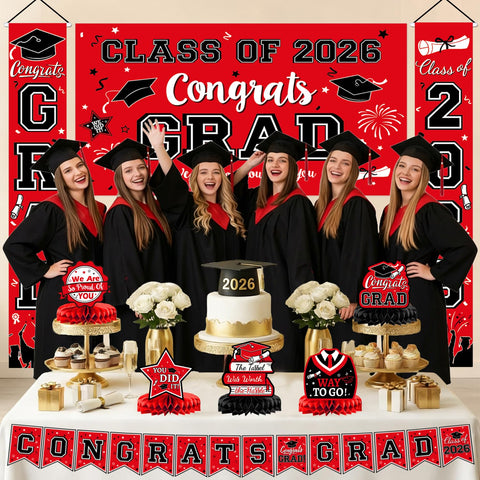 LINHAXM honeycomb centerpieces—eye-catching tabletop decor for class of 2026.