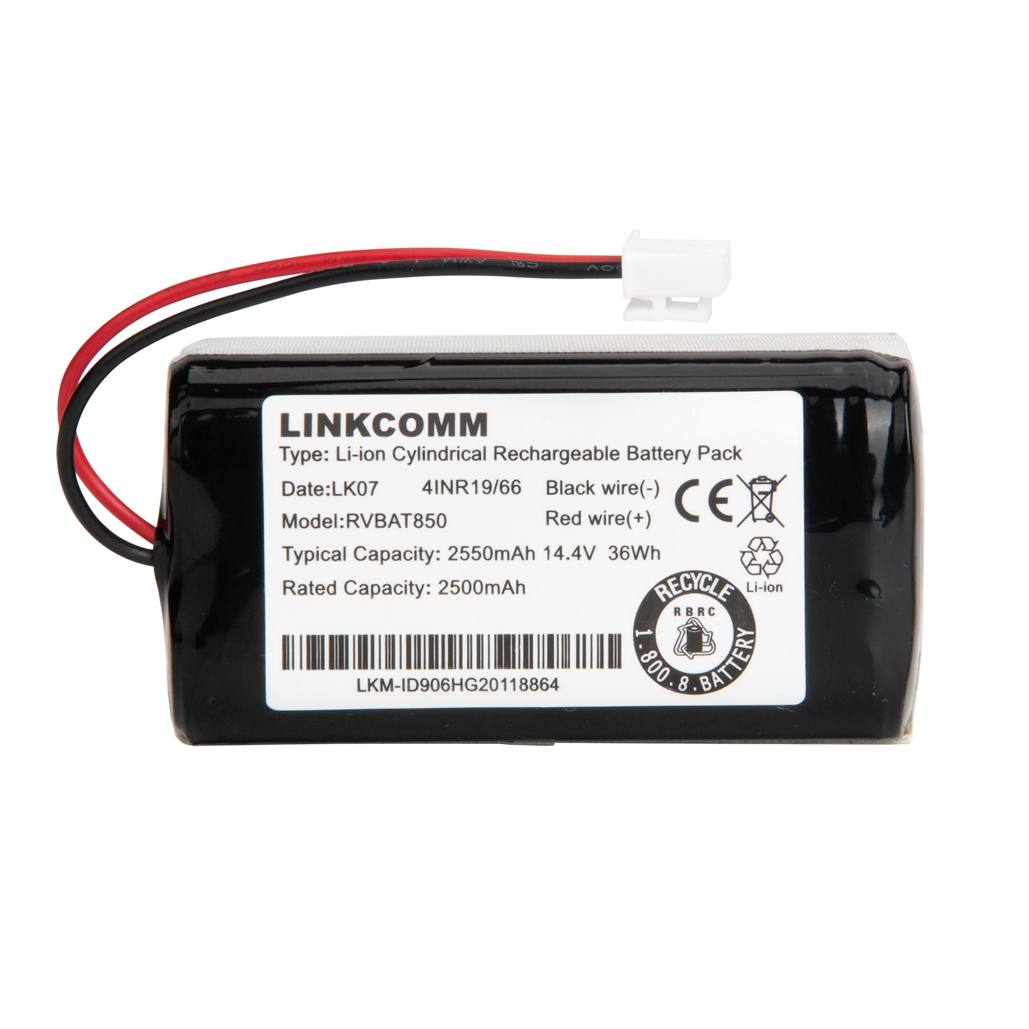 LINKCOMM RVBAT850 product usage showcasing compatible Shark vacuum battery in action.