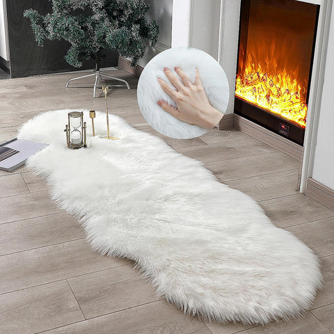 linmopm bedside rug offers soft warmth beside the bed