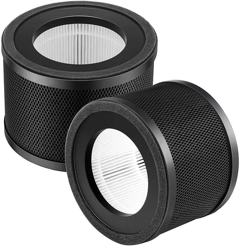 LINNIW 2-pack value replacement filters offer affordable upkeep.