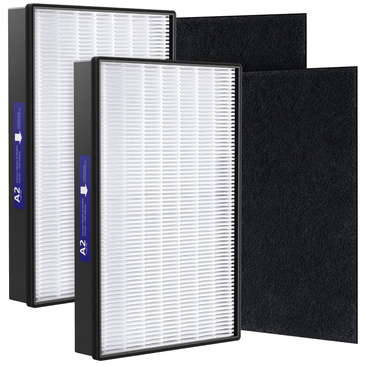 LINNIW A2 replacement HEPA filter close-up for high-efficiency air cleaning
