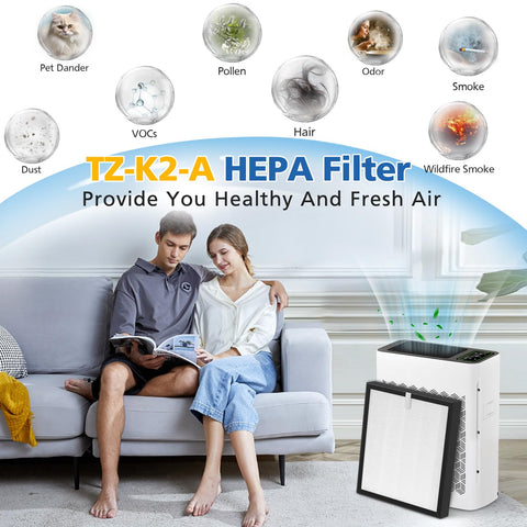 LINNIW activated carbon filter layer helps neutralize odors in rooms.