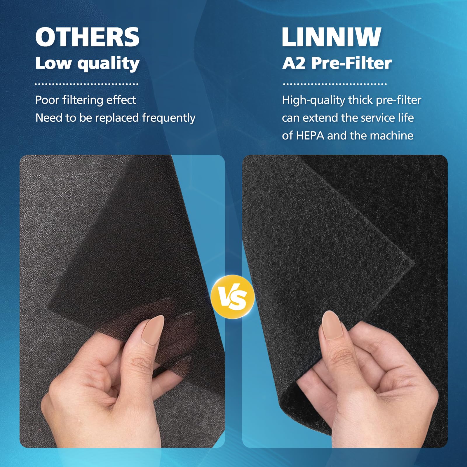 LINNIW clean-air living room scene illustrates refreshed air