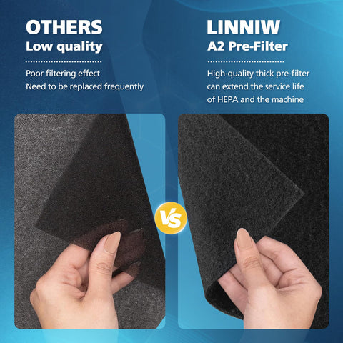 LINNIW clean-air living room scene illustrates refreshed air