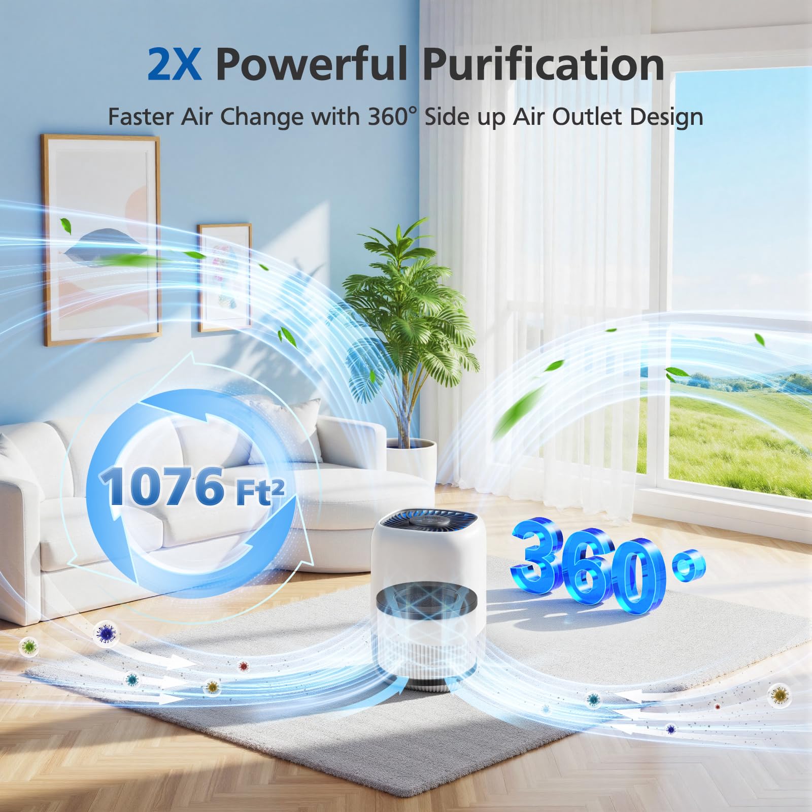 LINNIW DH12 captures fine particles illustrating filtration performance