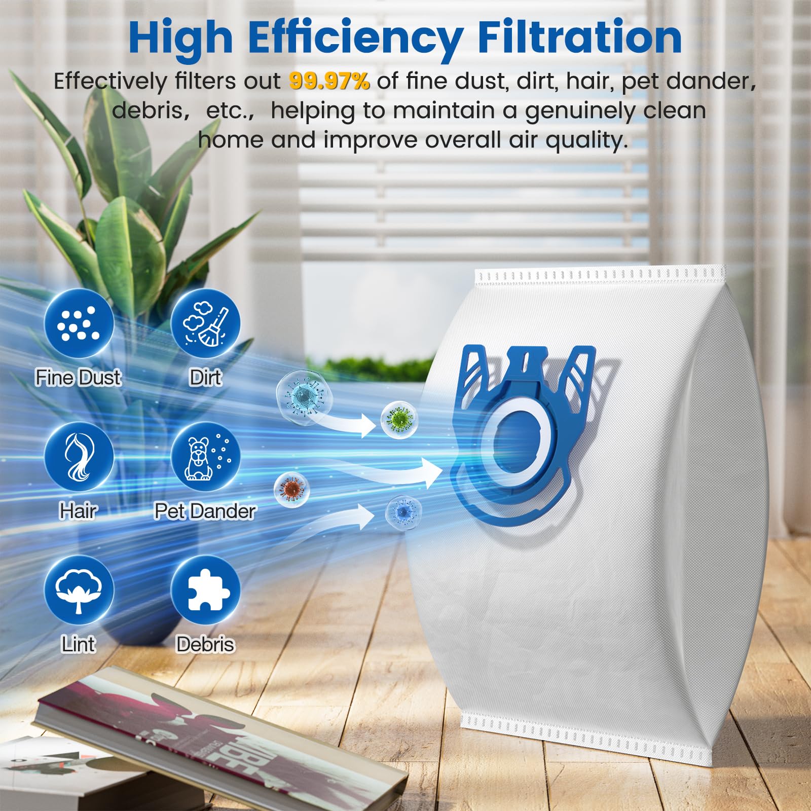 LINNIW GN bags are easy to install after a dirtier cleanup.
