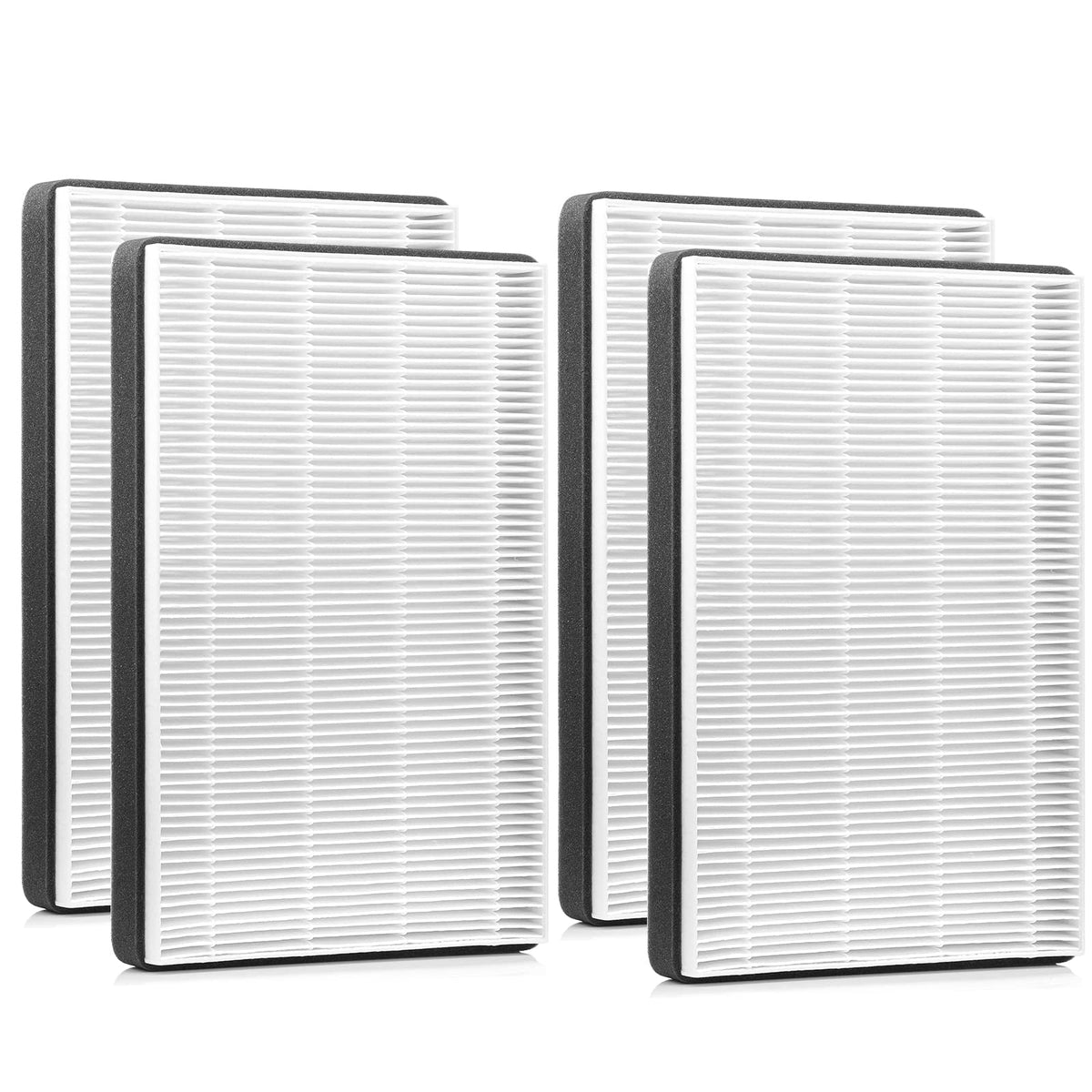 LINNIW four-pack F2/A2 replacement filters ready for quick purifier maintenance.
