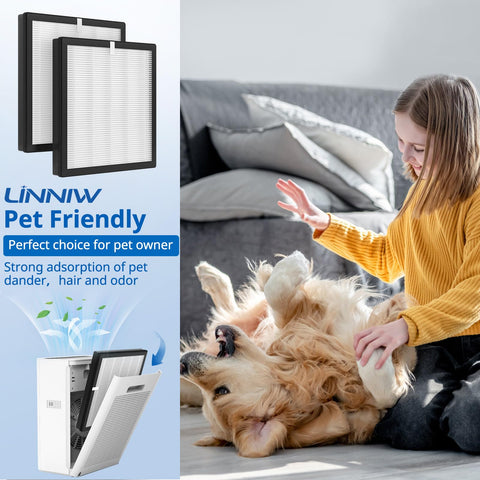 LINNIW G3 filter uses pet-friendly materials for households with animals