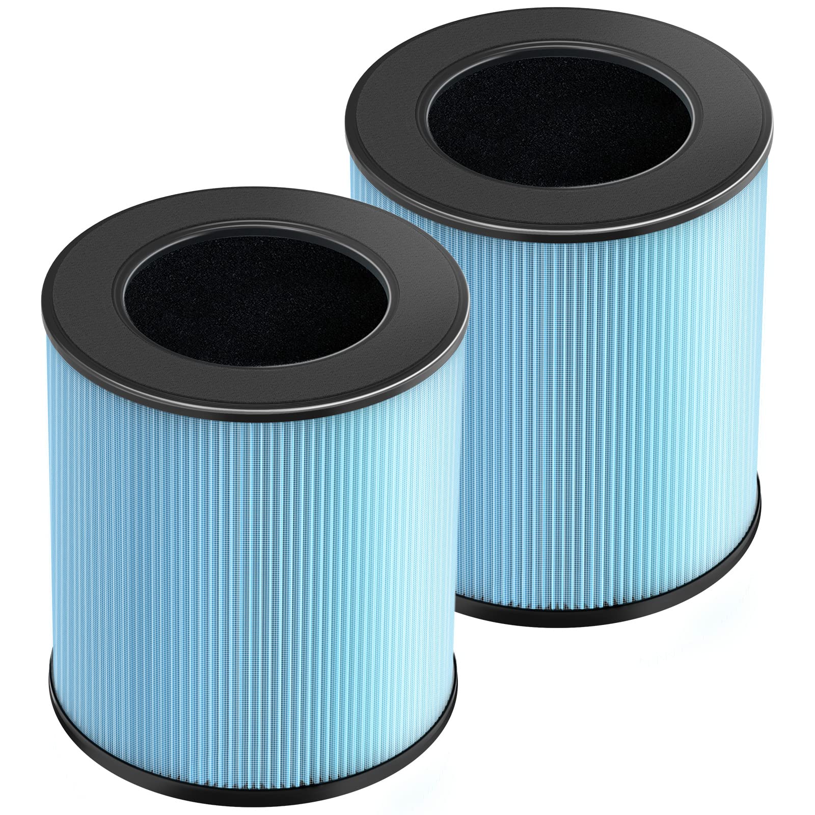 LINNIW MK03 air filter 2-pack ready for quick replacement and enhanced air purification.