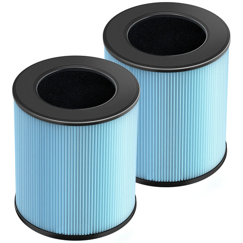 LINNIW MK03 air filter 2-pack ready for quick replacement and enhanced air purification.