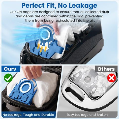 LINNIW motor protection and air clean filters support lasting vacuum performance.