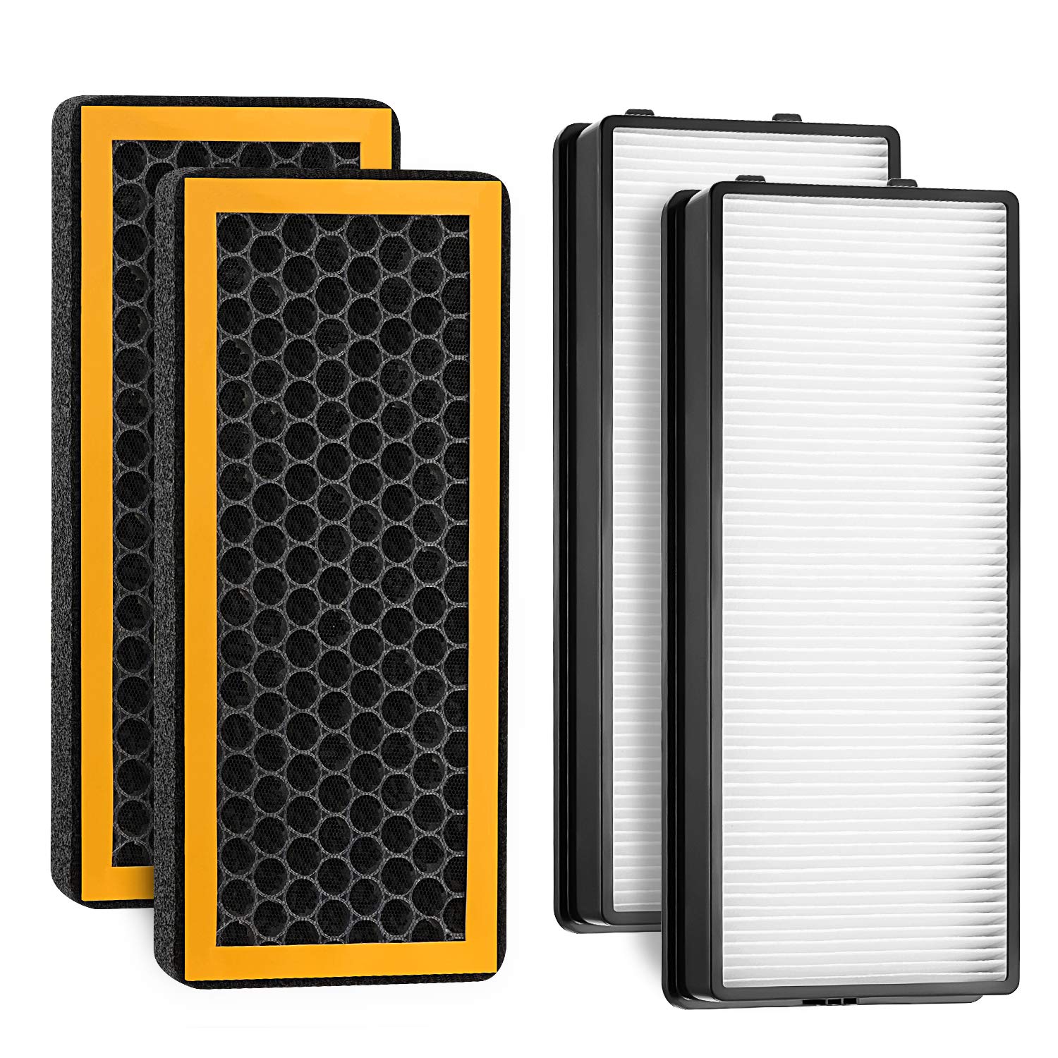 LINNIW PetPlus AT-PETODR replacement pack for HoMedics purifiers improves air intake.