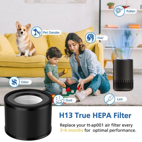 LINNIW TaoTronics TT-AP001 compatibility filter ensures easy replacement.