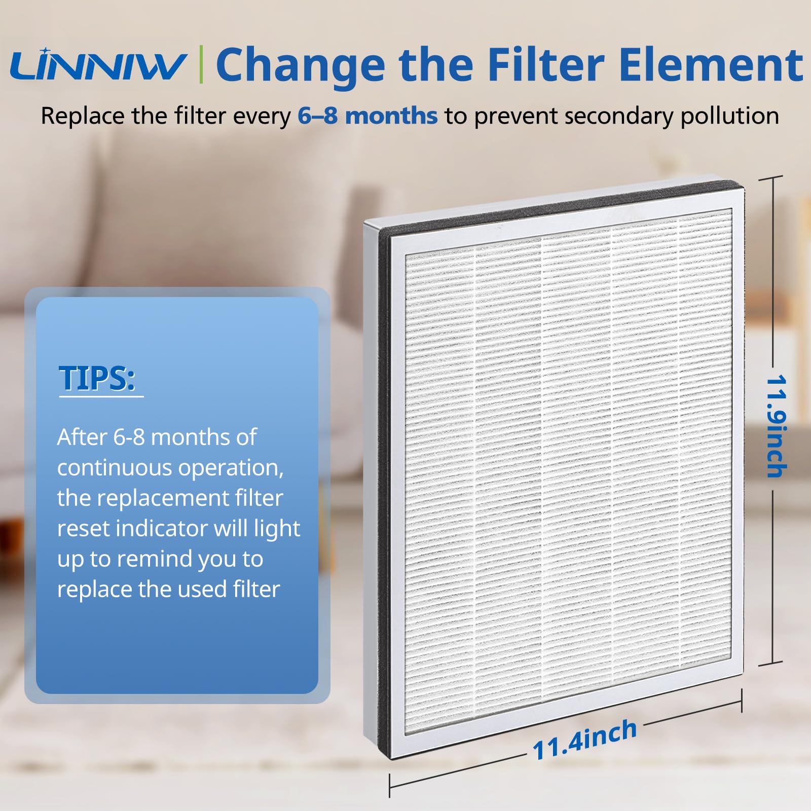 LINNIW Vital 100 instructions included for easy replacement.