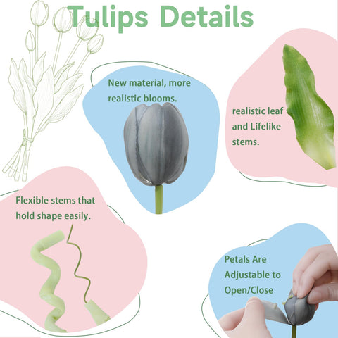 LINSIE orange tulips with tall stems and lush leaves for elegant arrangements.