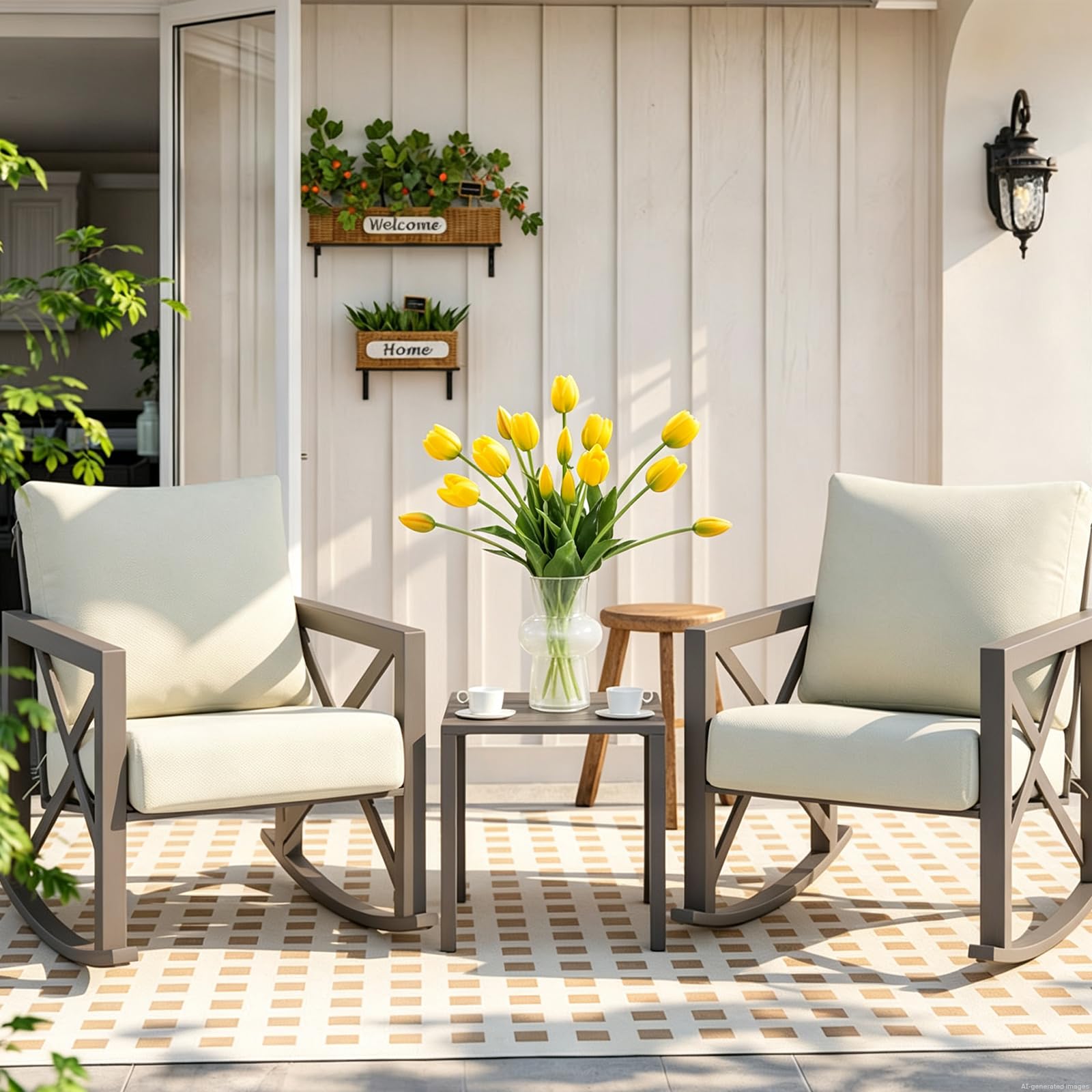 LINSIE outdoor-ready tulips resist water and UV for patios and gardens