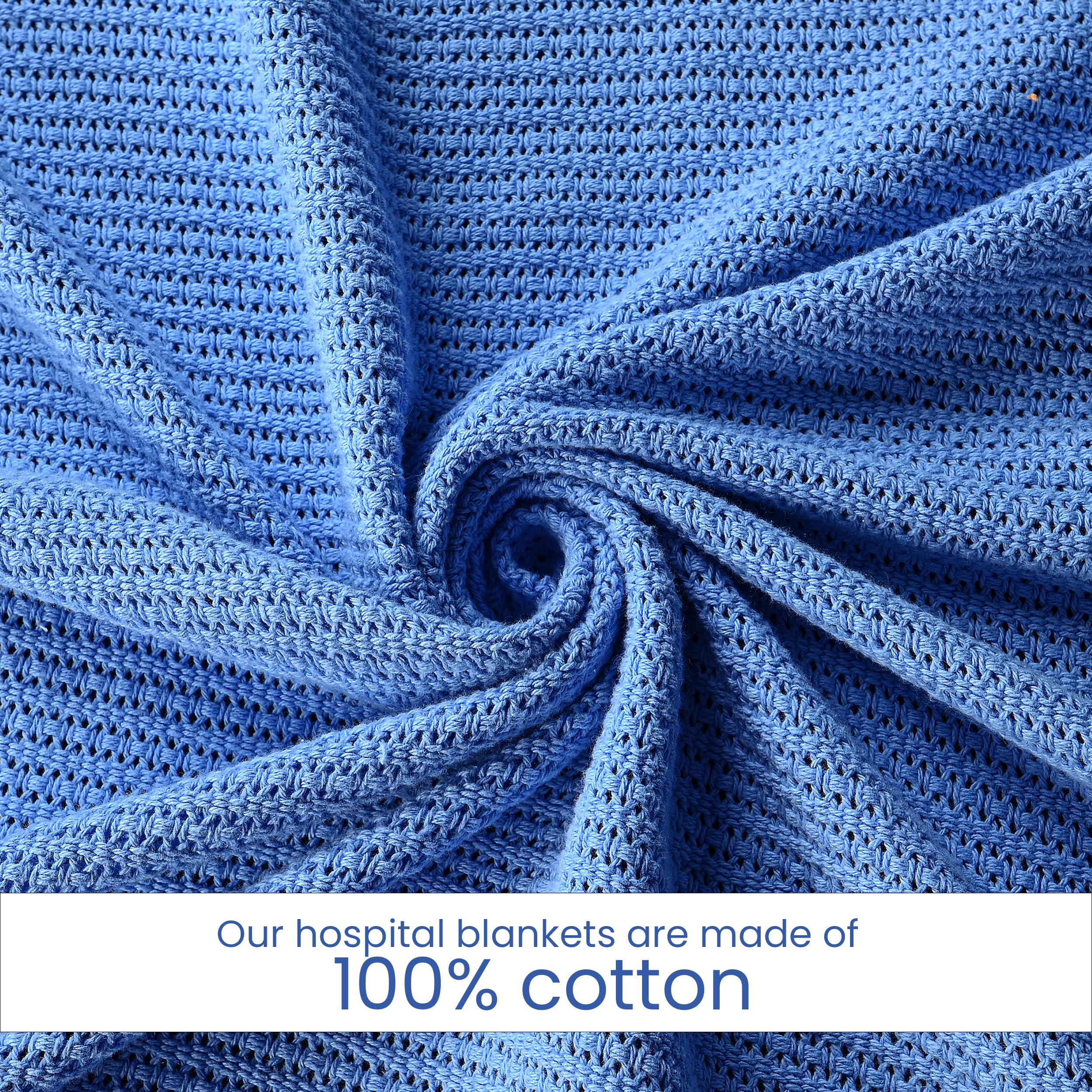 Linteum Blue open-cell weave highlights breathable airflow for comfort.